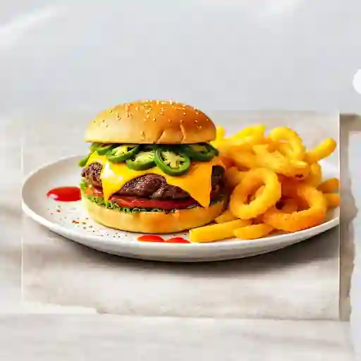 Combo Hamburguesa Mexicana
