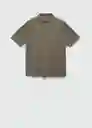 Camiseta Polo Como Khaki Talla Xxl Hombre Mango