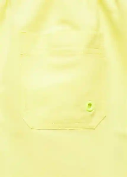 Short Bañador Fluor Amarillo Fluor Talla 13 Niños Mango