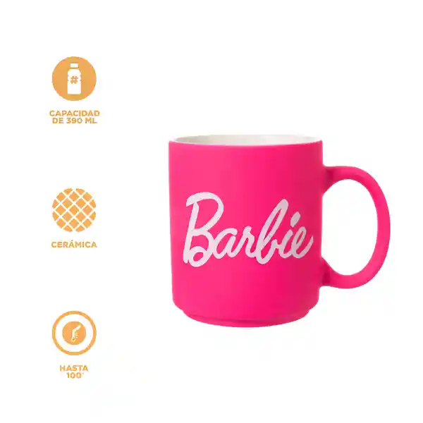 Taza de Cerámica de la Colección Barbie Rosa Miniso