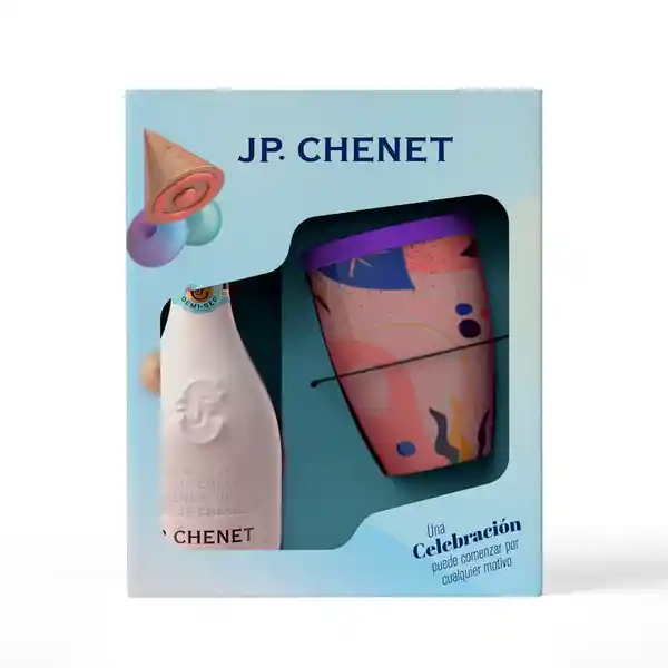 Jp Chenet Kit Vino Espumoso Ice Blanco + Mug