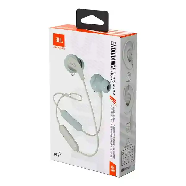 JBL Audífono Endurance Run 2 Bluetooth Blanco