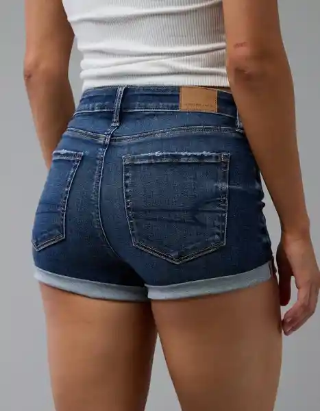 Short Mujer Azul Talla: 4 8197913 American Eagle