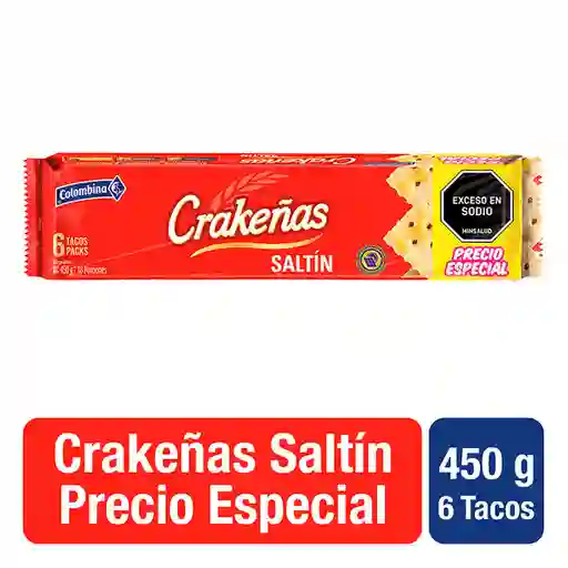Crakeñas Saltin Taco 6pack