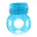 Anillo Vibrador Silicona Azul