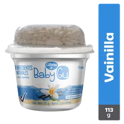 Baby Gu Yogurt Sabor a Vainilla con Cereal