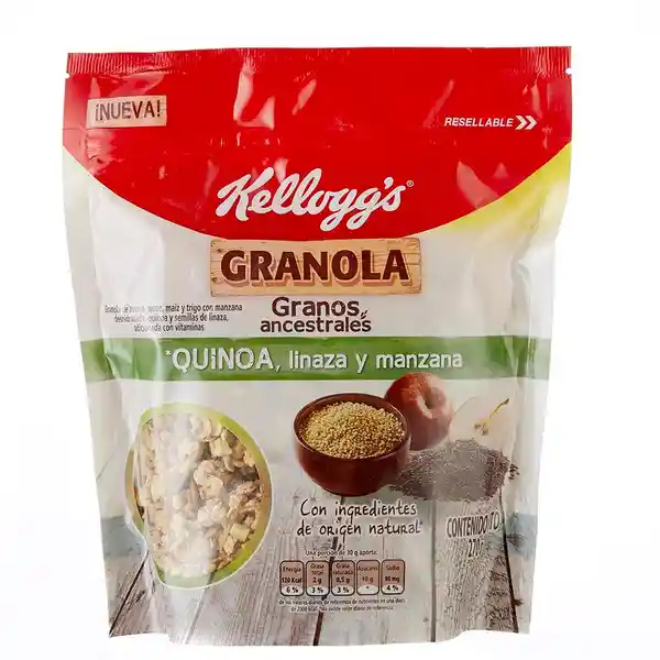 Kelloggs Granola Granos Ancestrales Quínoa