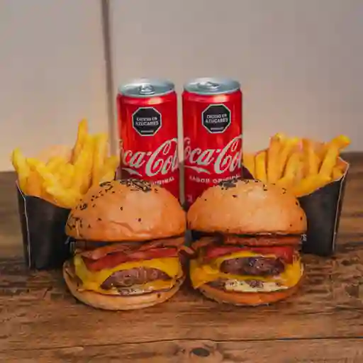 Cmb 2crispy jack+2papas+2cocas/a 235ml