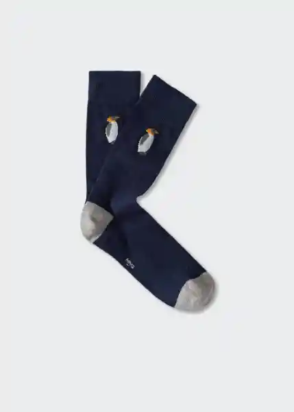 Calcetines Pingu Navy Talla 99 Hombre Mango