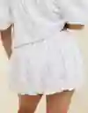 Vestido Aerie Blanco Talla Medium 2119100 American Eagle