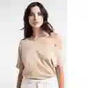  Saco Tejido Hortencia Beige Goma Medio Talla M Naf-Naf 
