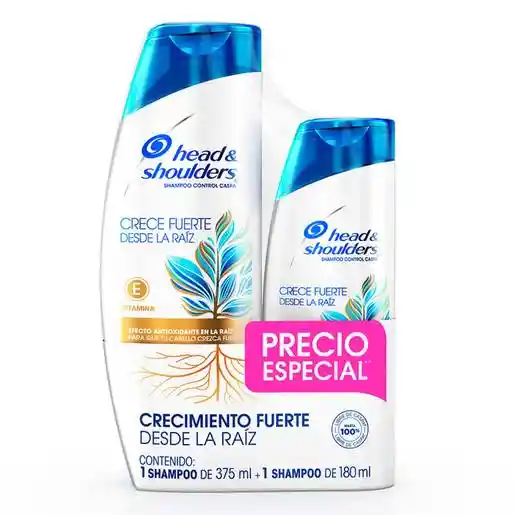 Head & Shoulders Shampoo Crece Fuerte Desde la Raíz