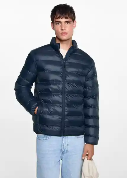 Abrigo Anorak Jacketw7 Navy Talla 20 Niños Mango
