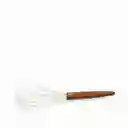 Batidor Silicona Acacia Blanco Ambiente Gourmet