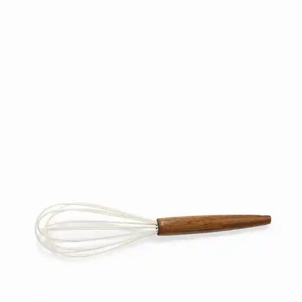 Batidor Silicona Acacia Blanco Ambiente Gourmet