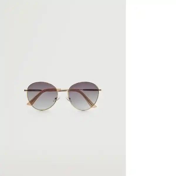 Gafas De Sol Brook Oro Talla 99 Mujer Mango