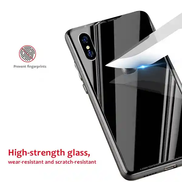 Xiaomi Estuche Protector Vidrio Templado A2 Lite Negro