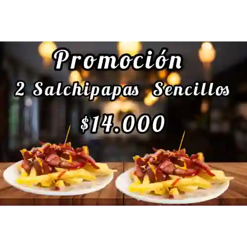 Promoción de Salchipapa X2