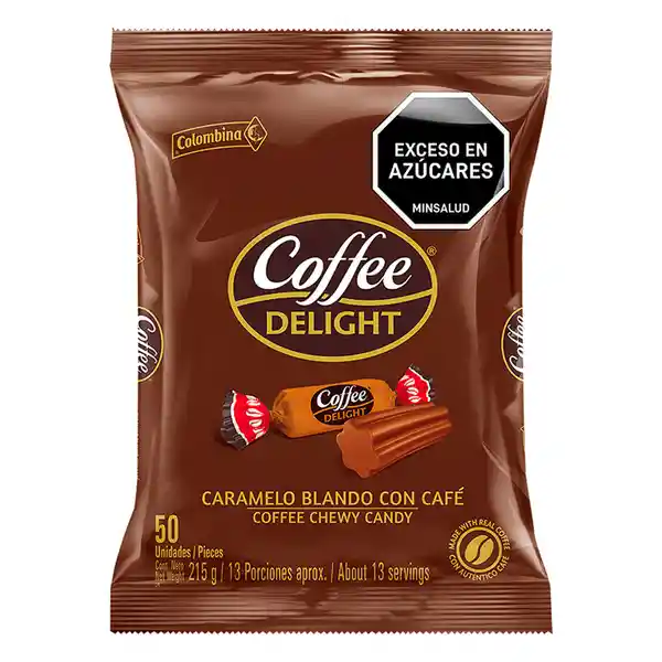 Coffee Delight Caramelo Blando con Café