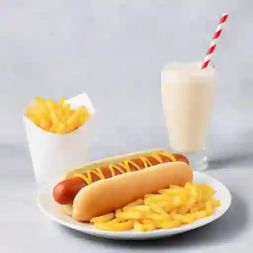 Combo feliz hot dog clásico