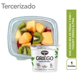 Combo Vive Agro Mix de Fresa Kiwi + Yogurt Griego