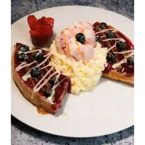 Waffle de Frutos Rojos Pequeño