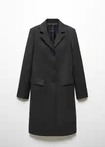 Abrigo New Negro Talla XL Mujer Mango