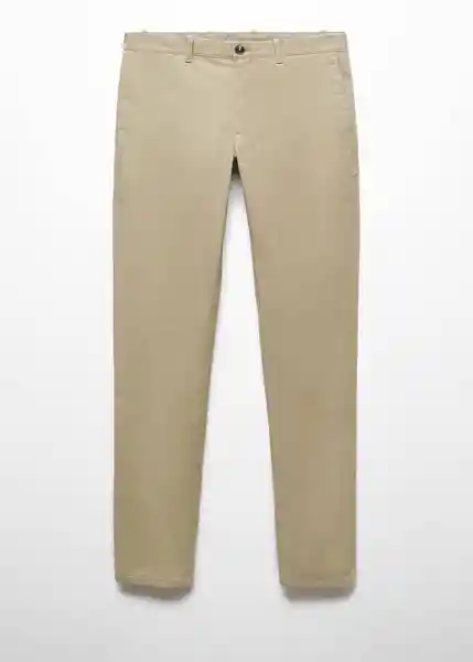 Pantalón Barnal Khaki Talla 46 Hombre Mango