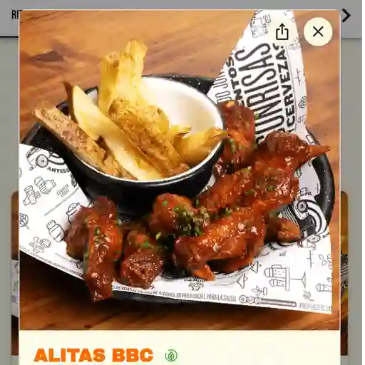 Alitas bbc x8