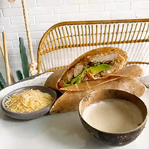 Wrap de Pollo Encostrado