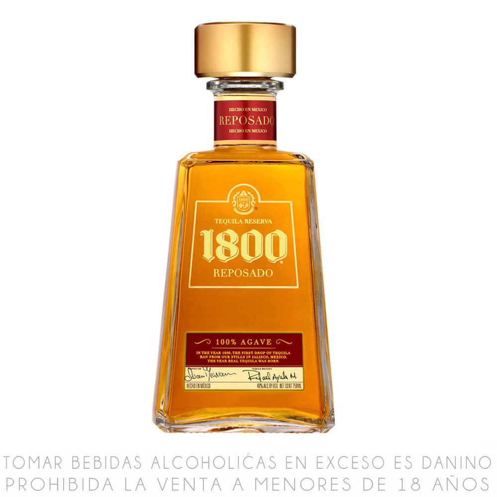 Tequila 1800 Reposado Botella 750 Ml