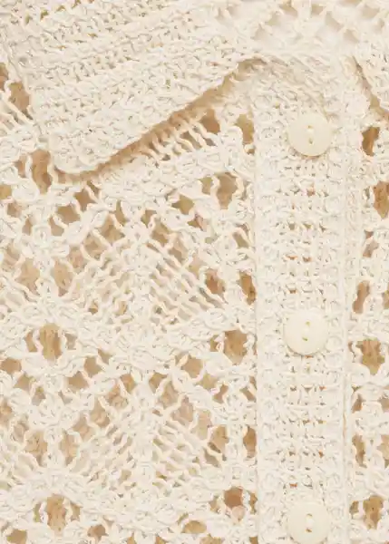 Jersey Bermuda Crudo Talla M Mujer Mango