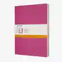Inkanta Libreta Cahier Rayas Rosado XL
