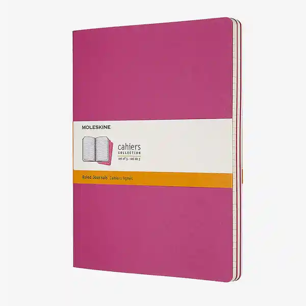 Inkanta Libreta Cahier Rayas Rosado XL