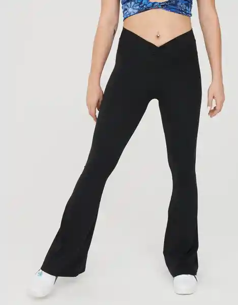 Leggings Regular Aerie Negro Talla SM American Eagle