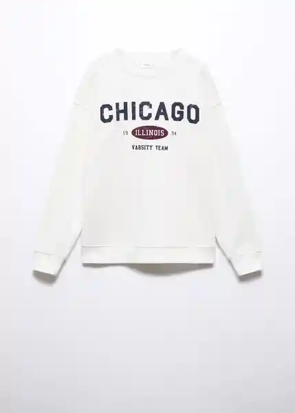 Sudadera Albert51 Off White Talla 08 Niños Mango