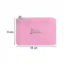 Tarjetero Barbie Rosa Claro Miniso