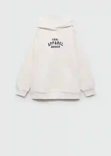 Sudadera Apparel Off White Talla 12 Niños Mango