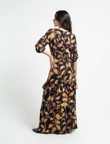  Vestido Ori Mujer Negro Puro Ultraoscuro Talla L Naf-Naf 