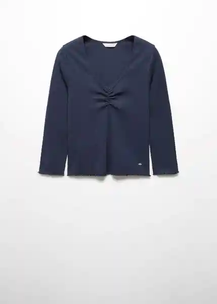 Camiseta Paris Navy Talla 20 Niñas Mango