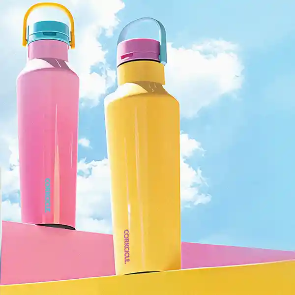 Corkcicle Botella Térmica Sport Canteen Block Amarillo 20 oz