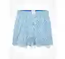 Bóxer Azul Talla Medium Hombre American Eagle