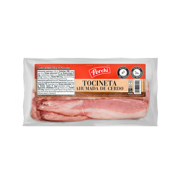 Porchi Tocineta Ahumada de Cerdo 150 g