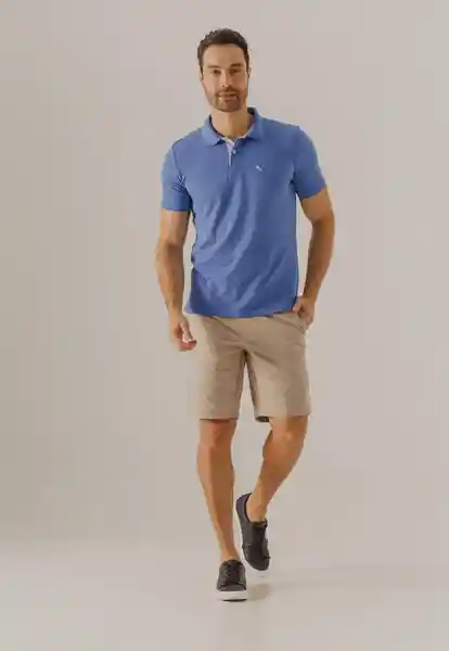 Custer Bermuda Básica Para Hombre Caqui Talla 38