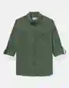 Camisa Mujer Verde Talla: SMALL 6092341 American Eagle