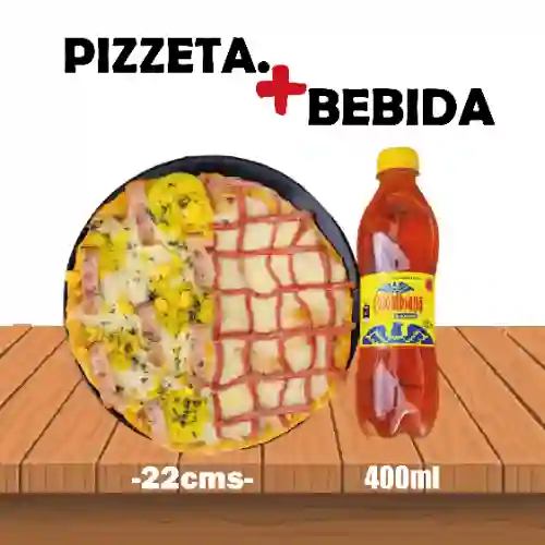 Pizzeta+bebida400ml
