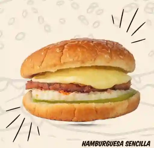 Hamburguesa Sencilla