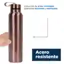 Miniso Termo de Acero Inoxidable Con Correa Rosa Rosa 950 mL