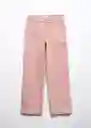 Pantalón Utilitys Terracota Talla 18 Teen Niñas Mango