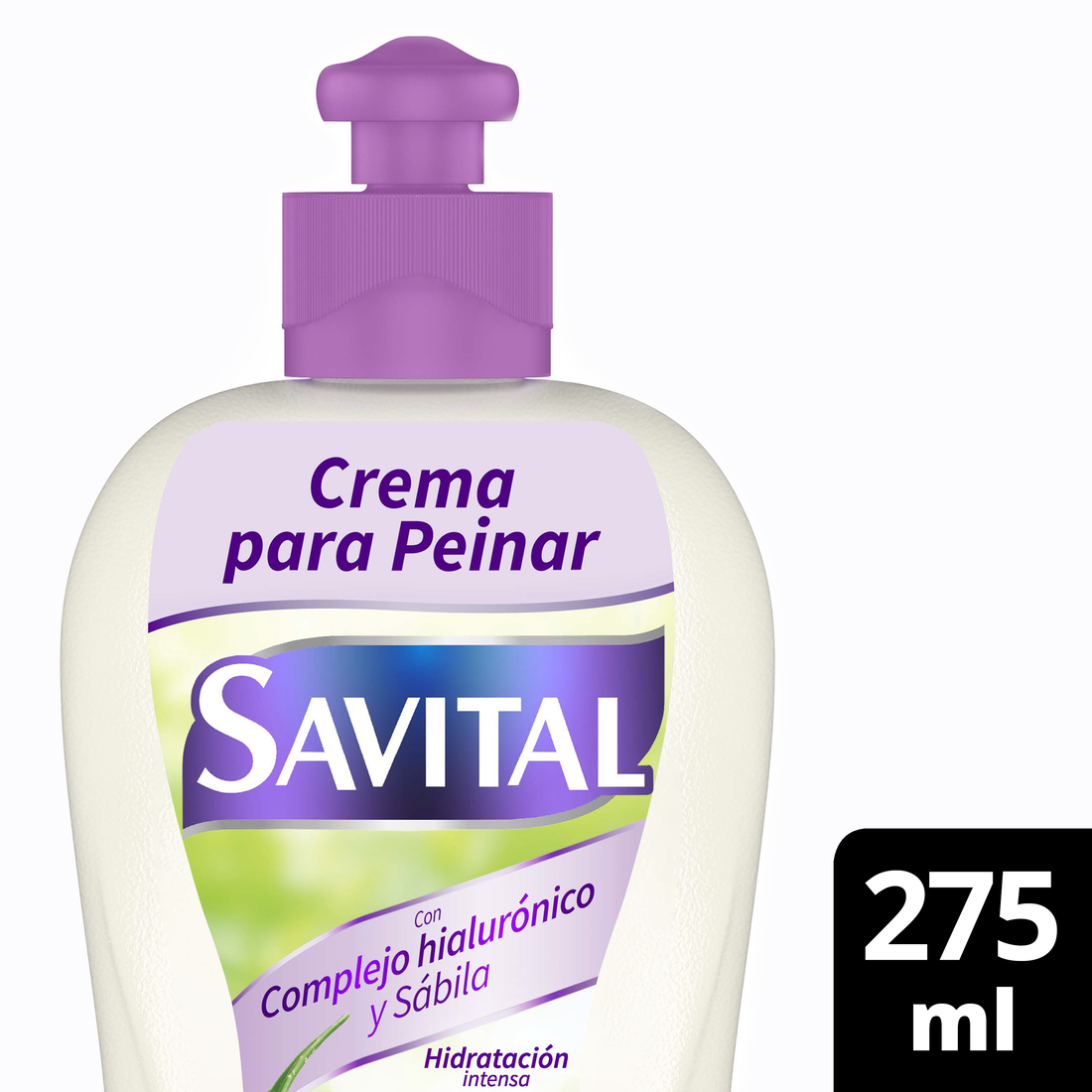 Savital Crema Para Peinar Hidratación Intensa Hialurónico 275 mL